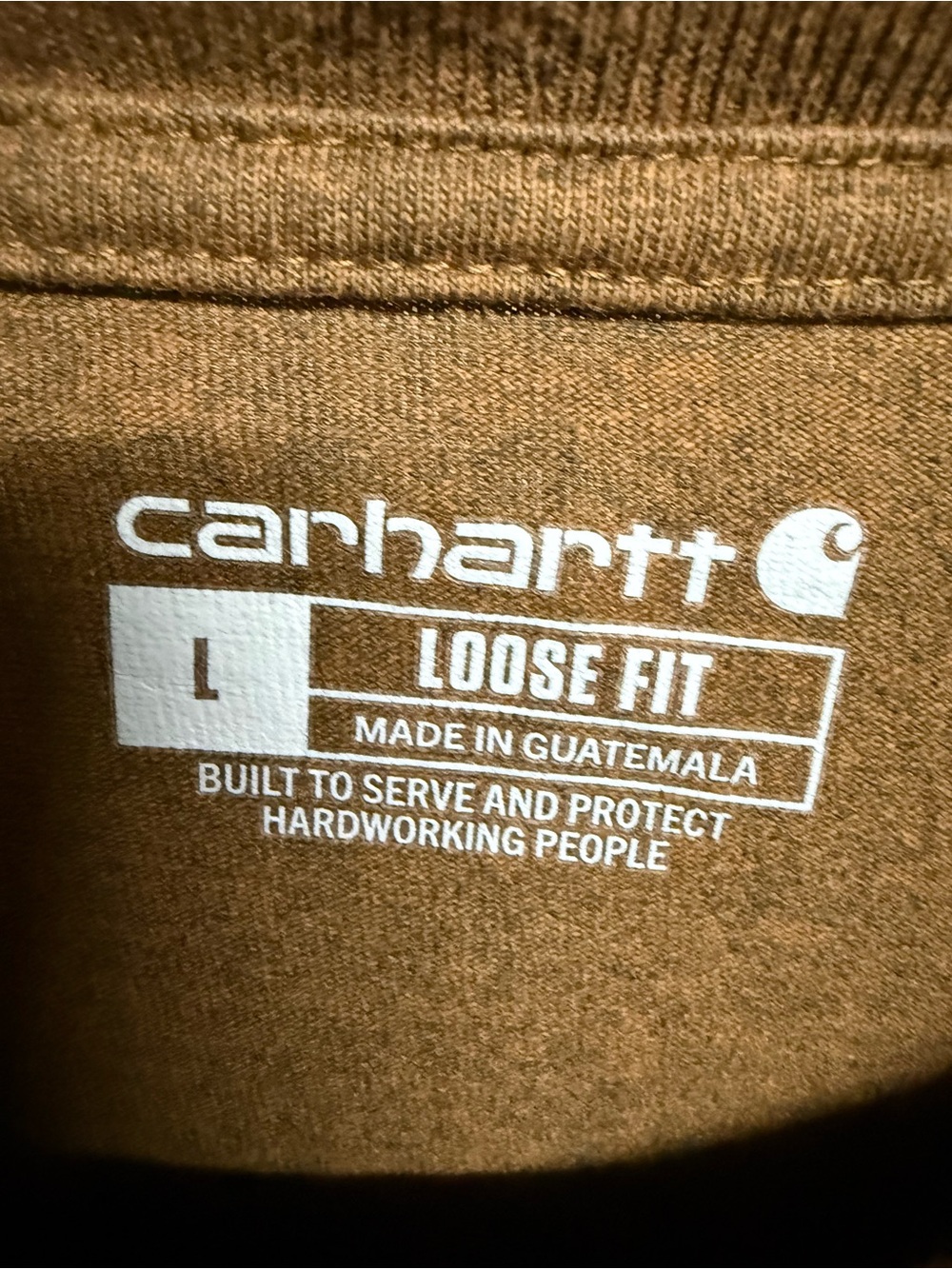 Carhartt Brown Pocket T-Shirt